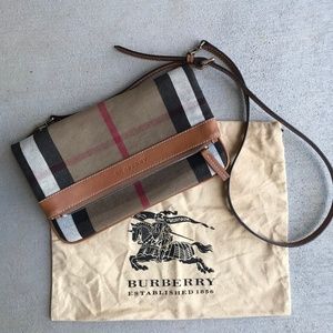 Burberry Fold Over Bag